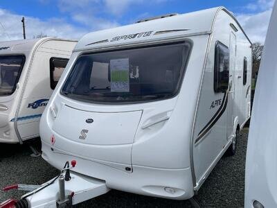 Sprite Alpine 4 2010 4 Berth Caravan Fixed Bed