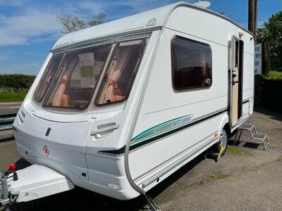 Abbey Aventura 315 2 Berth 2004 End Washroom Caravan