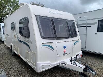 BAILEY OLYMPUS 530/4 - FIXED BED CARAVAN WITH END WASHROOM