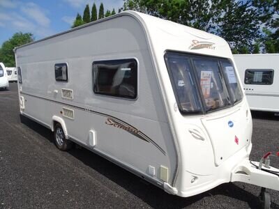 Bailey Senator Indiana 2007 4 Berth Single Axle Touring Caravan,Mover,Fixed Bed