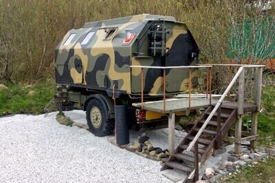 Converted Military Glamping Pod