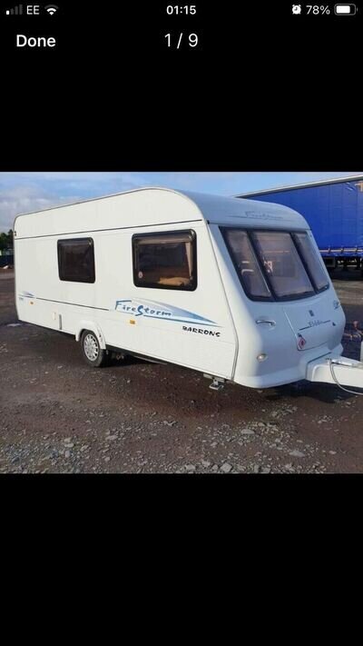 eldiss caravan 4 berth with full awning and accessories