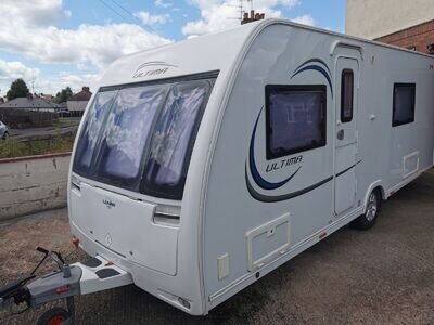 2015 Lunar Ultima 544 fixed double bed caravan, motor mover