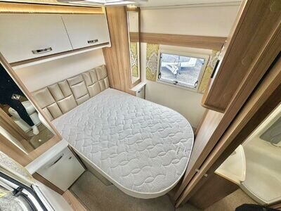 Stunning Swift 2019 Caravan - Rear Island Bedroom.Motormover.