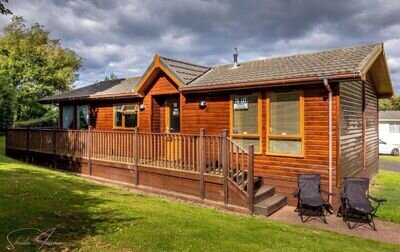 PRICED TO SELL ! LARGE LODGE 20ft x40ft AT HAGGERSTON CASTLE NORTHUMBERLAND