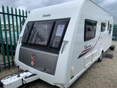 ELDDIS SUPREME 515 - 5 BERTH CARAVAN WITH DOUBLE DINETTE + MOTORMOVER