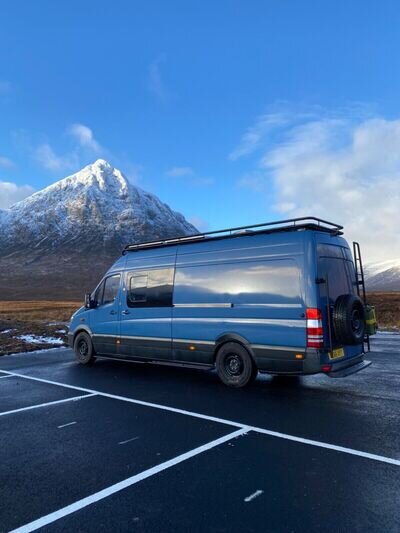 Mercedes Sprinter LWB adventure camper van, race van, low miles