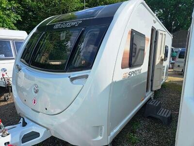 Swift Sprite Major 4 EB 2022 4 Berth Read Island Bed Touring Caravan