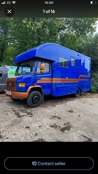 mercedes benz 709d horse box Luton