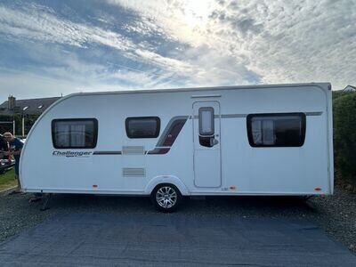 2012 Swift Challenger Sport 586 6 berth fixed bunks, awning