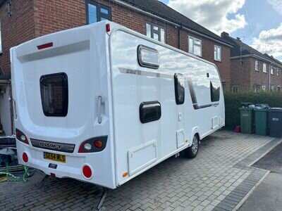 swift challenger sport 586 6berth fixed bunks, motor mover fitted