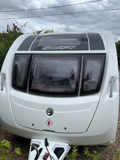 Swift Sprite Alpine 2 Caravan, 2016, with motor mover.