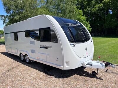 Swift Caravan Twin Axle Fixed bed 2019 motor movers solar