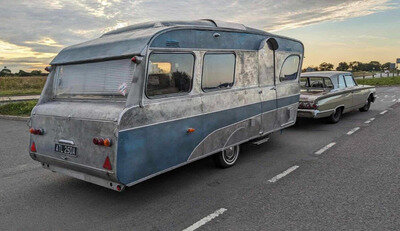 Rare 1964 La Tortue Vintage Aluminium Caravan Retro Airstream American HotRod