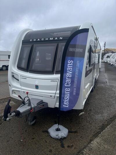 COACHMAN LASER 650/4, 2015 MODEL, 4 BERTH, FIXED ISLAND BED!!!