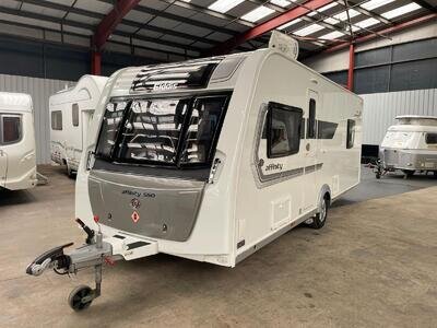 DEPOSIT TAKEN - Elddis Affinity 550 - 4 Berth Fixed Island Bed Caravan