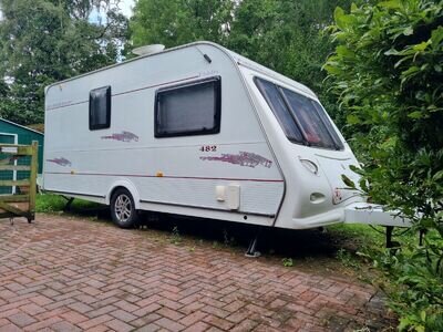 2007 Elddis Queensferry 482 2 Berth Caravan.