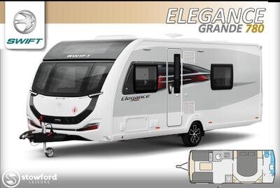 Swift Elegance Grande 780, 2024, NEW Caravan