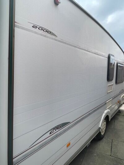 Abbey GTS Vogue 216 4 Berth Caravan (2001) with Air Awning