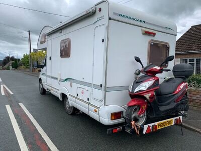 MOTORHOME SWIFT BESSACARR E445 CAMPER MOTORCARAVAN CAMPER 4 BERTH SOLAR + 12V TV