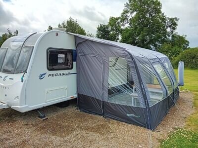 Bailey Pegasus Brindisi 2017 Motormover & Awning Single Axle Caravan Fixed Bed