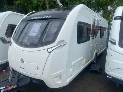 Caravan Sale 2017 Sterling Elite 570 4 Berth Fixed Bed - WAS £20862