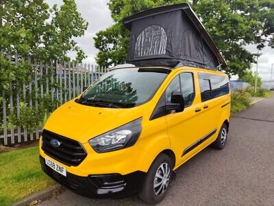 2019/68 FORD TRANSIT CUSTOM 4 BERTH CAMPERVAN TAILGATE 130BHP