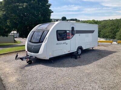 2014 Sterling Eccles Quartz - 4 Berth Touring Caravan with Transverse Island Bed