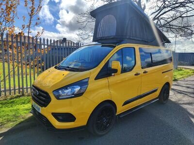 2018/68 FORD TRANSIT CUSTOM 4 BERTH CAMPERVAN TAILGATE 130BHP