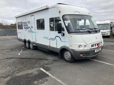 Hymer B754 Motorhome Tag Axle Left Hand Drive 2001 6 Berth