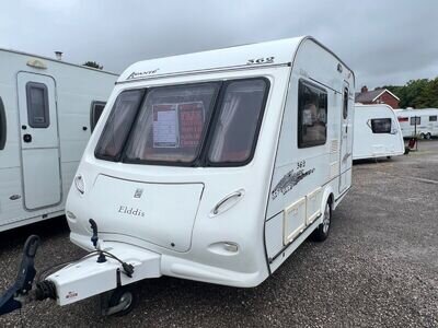 2 BERTH ELDDIS AVANTE 362 END KITCHEN 2007 WITH MOTOR MOVER&STARTER PACK&WARRANT