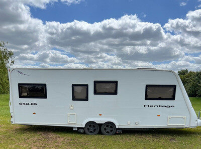 fleetwood heritage 640 caravan 4 birth