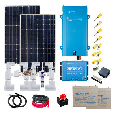New Victron 350watt solar panel kit