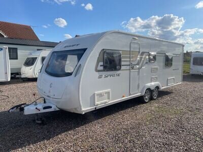 2014 SWIFT SPRITE QUATTRO EW 6 BERTH SIDE DINETTE, FIXED BED L SHAPE SEATING