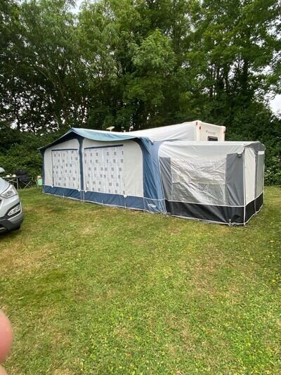 seasonal caravan awning size 15 with annex