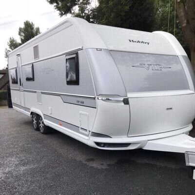 Hobby caravan used fixed bed 5 Birth