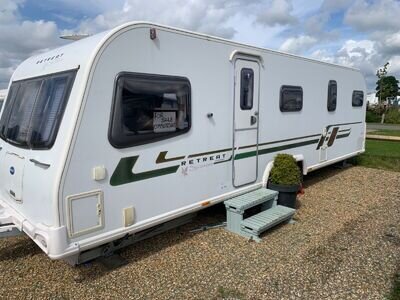 2013 bailey retreat sycamore fixed bed end bedroom 6 berth caravan immaculate