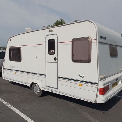 Caravan - Lunar Solar 462 - 2 berth with end bathroom, awning and motor mover