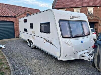 2008 Bailey Senator 6 Berth Caravan c/w Perfect Blow Up Awning & Blackout Blinds