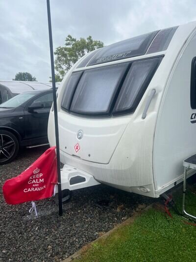 Swift Challenger Sport640 2014 Twin Axle 6 Berth - Versatile Layout, Solar Panel