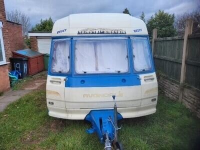 used 2 berth caravan 1990 for sale- selling as a project.