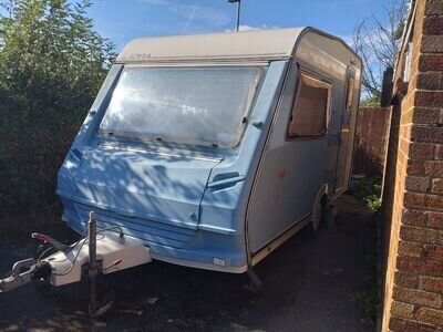 2 berth Abbey Iona 900KG touring caravan camping festival with accessories