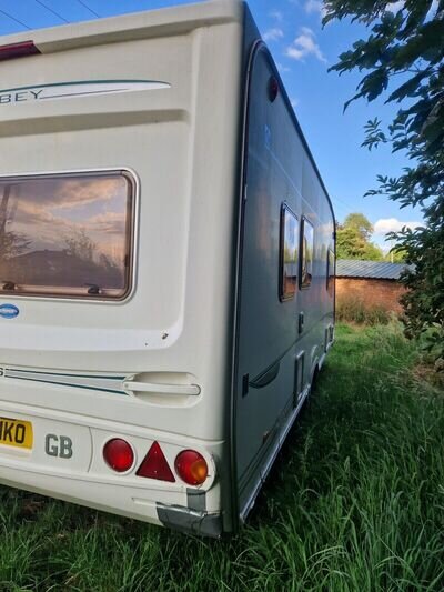 4 berth caravan with awning