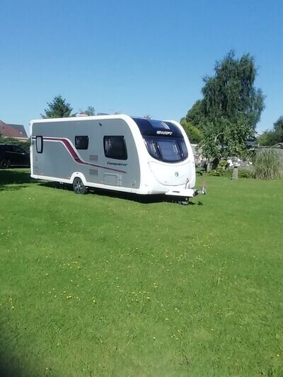 Swift Conqueror 570 Caravan with Motor Mover - 2011 Model