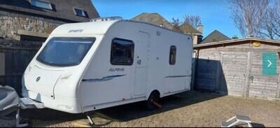 4 berth fixed bed caravan