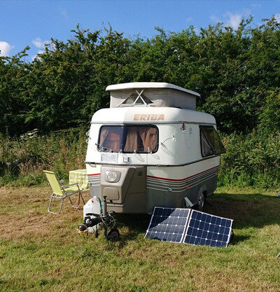 1992 Eriba Puck 120 with Dometic air awning