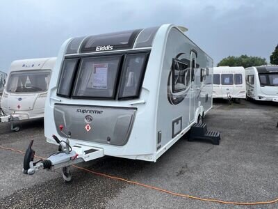 6 BERTH ELDDIS SUPREME 636 FIXED BUNK BEDS TWIN AXLE 2016 WITH SILVER SIDES&PACK