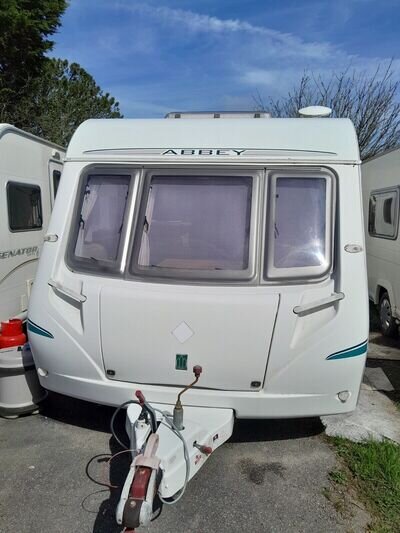 Abbey Caravan ISLAND BED fixed bed MINT Condition caravan Mover Can deliver.