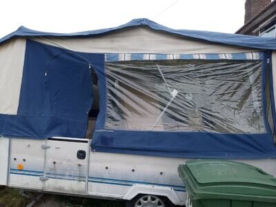 Conway Crusader Blue 6 Berth Folding Camper