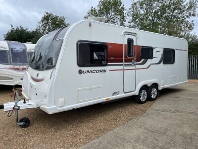 2015 Bailey Unicorn Cordoba, Twin Axle Caravan, Single beds, End Washroom